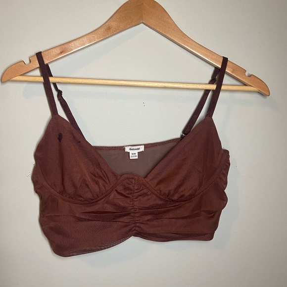 Brown crop top - Picture 1 of 2